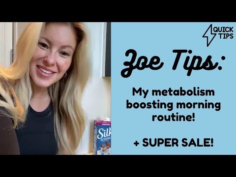 My metabolism boosting morning routine!