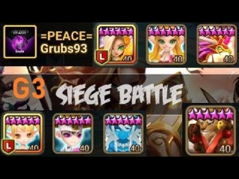 High G3 Siege [EU] Ideas to counter Seara Loren Perna =Peace= Vs  Quinas Vs Eclipse