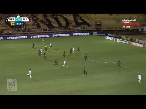 NO TRAVESSÃO! ARRASCAETA QUASE ABRE O PLACAR PARA O FLAMENGO | CAMPEONATO CARIOCA