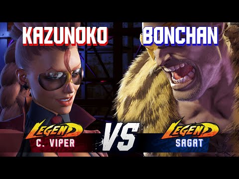SF6 ▰ KAZUNOKO (C.Viper) vs BONCHAN (Sagat) ▰ High Level Gameplay