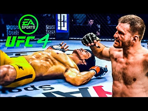 BRUCE LEE VS STIPE MIOCIC | UFC 4 BRUTAL FIGHT | UFC 4 | UFC 4 2021 | EA SPORTS UFC 4