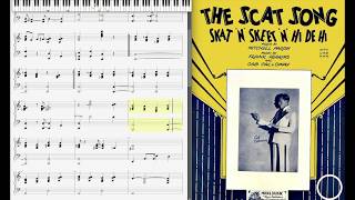 The Scat Song by Cab Calloway (1932, Jazz piano)