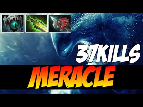 Meracle Plays Morphling WITH 37 KILLS - 7600 MMR - Dota 2