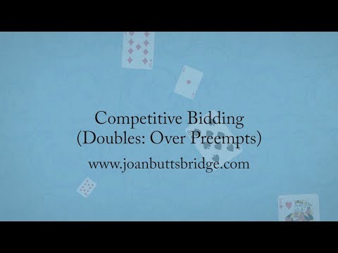 JBB 0306 Competition: Doubles Over Preempts