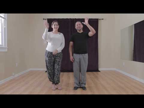 TANGO WITH MAUREEN AND CARLOS - TRADITIONAL GIRO, ENROSQUE AND PARADA