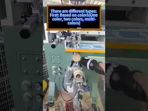 Curved Printing 101: Monochrome/Multi-color + Semi/Full Auto (Must-See!)