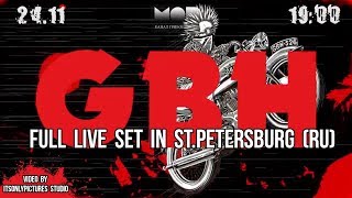G.B.H. — Live @ St.Petersburg 24.11.2018 Multicam (Punk from England)