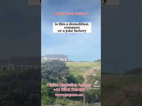 Becky From Ireland - Irish Girl Call A Demolition Company in #ireland #lol #funny #fyp #uk