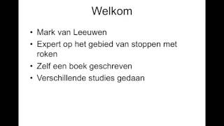 [NIEUW!] Stoppen Met Roken - Stop vandaag nog met roken..!