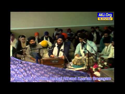 044 Toronto Dec. 2014 Smaagam - Thursday Morning Keertan - Bh. Bhagatjot Singh Jee