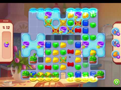 HomeScapes Level 5530 no boosters (13 moves)