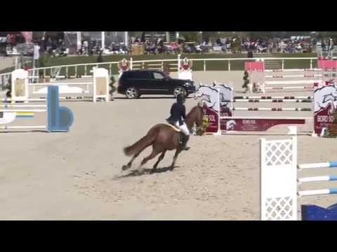 Vilma Catani & Dynamite TN (Larino-Spartan), CSI YH7 finals, jump-off, Cagnes s Mer, Apr 2015