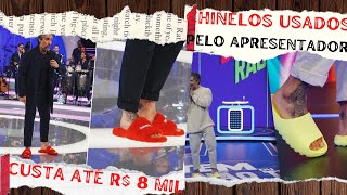 Marcos Mion apresenta Caldeiro com chinelo de grife de R$ 4,5 mil