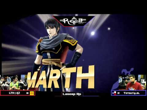 SSB4 Singles Top 12 Revolt 2017 @ GGG LR5 LTH | AZ (Ryu) Vs. Tetsuyalol (Mac,Marth)