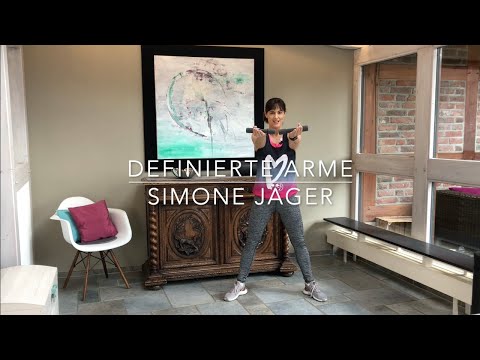 definierte Arme - 6 Minuten Training mit Hanteln