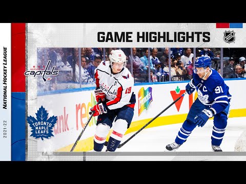 Capitals @ Maple Leafs 4/14 | NHL Highlights 2022