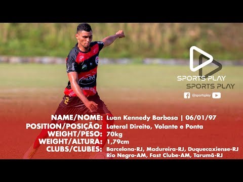 Luan Kennedy Barbosa - Zagueiro | EC Tarumã Sub 21 | 2018