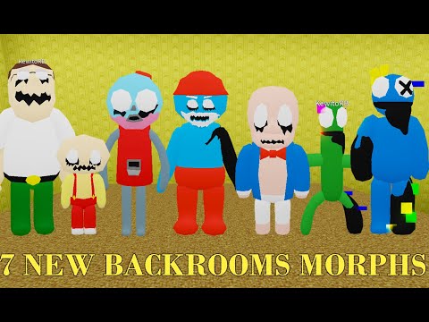 How to get 7 NEW BACKROOMS MORPHS in Roblox