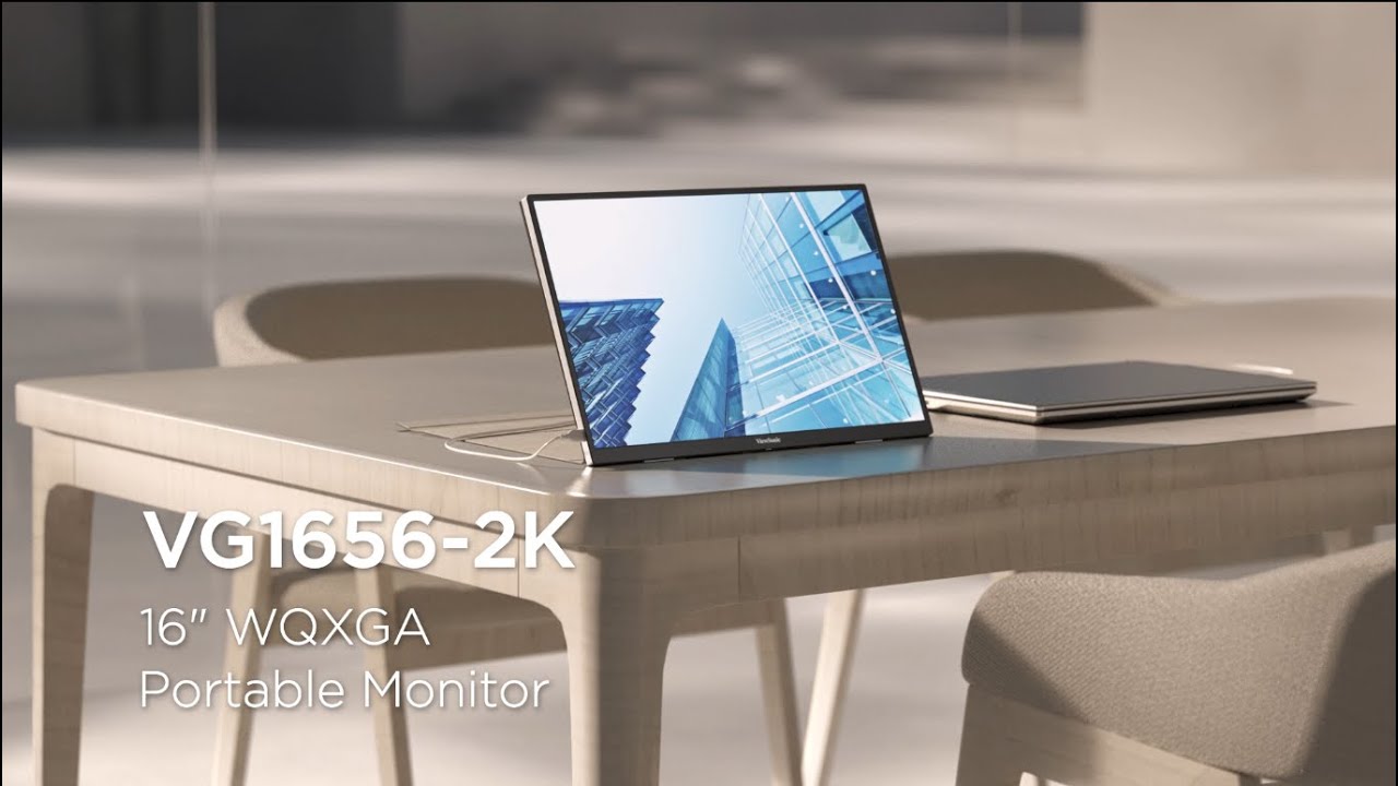 ViewSonic VG1656-2K | Portable Monitor | Take Productivity with You