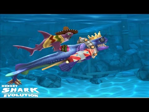 MARIACHI BABY SHARK + ALAN DESTROYER OF WORLDS - HUNGRY SHARK EVOLUTION