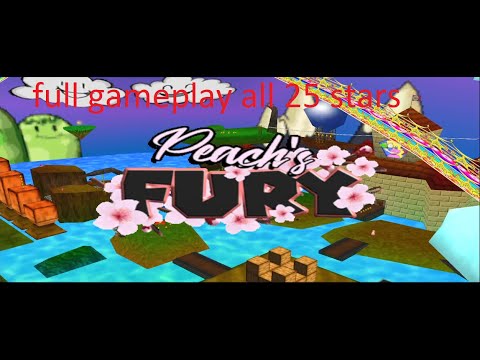 peach's fury full gameplay all 25 stars