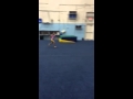 Ilani six year old gymnast doing front and back tucks ...