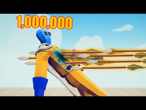 1000000 DAMAGE ARTEMIS vs EVERY UNIT - TABS Totally Accurate Battle Simulator