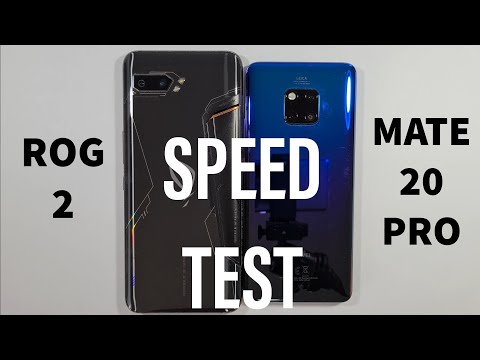 Asus Rog Phone 2 vs Huawei Mate 20 Pro Speed Test