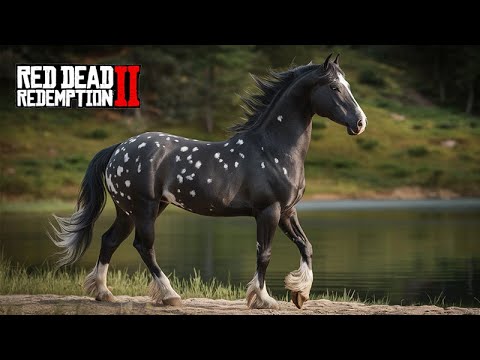 Domando o APPALOOSA NEGRO - Red Dead Redemption 2