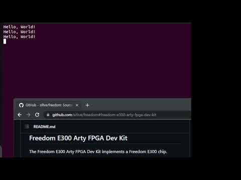 RISC-V Rocket Core (Freedom) Demo