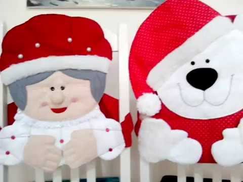Capas para cadeira especial Natal!!