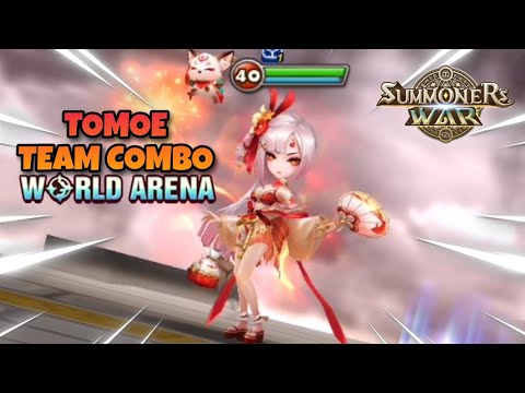 Tomoe Team Combo in World Arena Ep. 5 - Summoners War