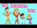 Kinderlied Familien Sport Wir Bewegen Uns Mitmachen Bewegen Hurra Kinderlieder