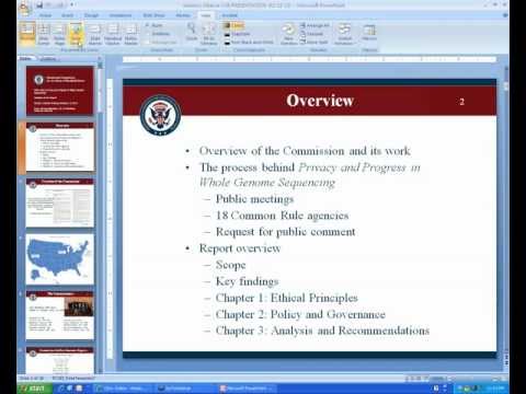 Part A - Summary of the Report