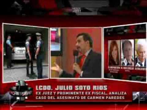 SuperXclusivo 8/14/12 - Julio Soto Ríos habla del caso de Carmen Paredes 1/3