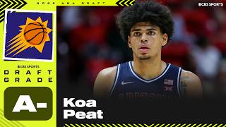 Koa Peat selected No. 30 overall by Suns | 2026 NBA Draft Grades & Instant Reaction