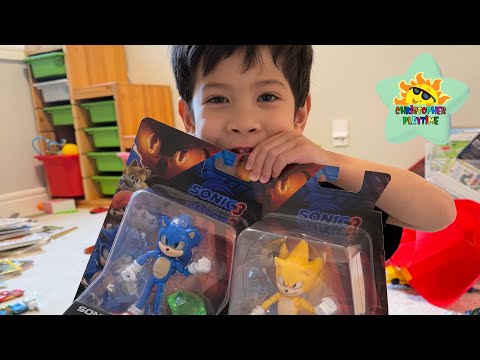 More Awesome Sonic 3 Toys! Super Sonic and Sonic with Emerald