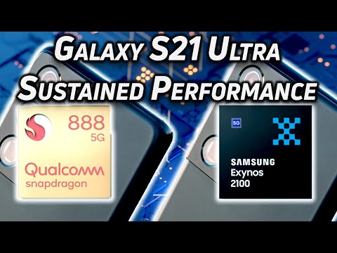 Snapdragon 888 vs Exynos 2100: S21 sustained performance and battery life