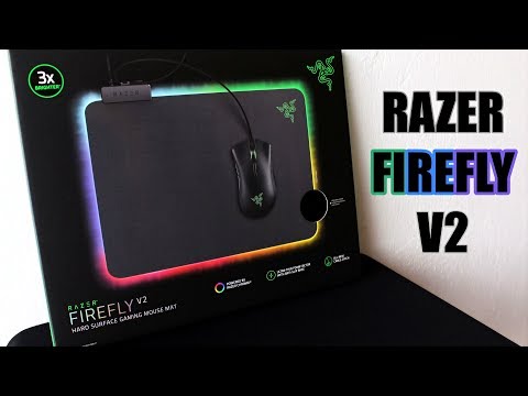 Pelės kilimėlis žaidimams Razer Firefly V2, Chroma, Juodas video