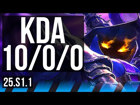 VEIGAR vs KARMA (MID) | 10/0/0, Legendary | NA Challenger | 25.S1.1