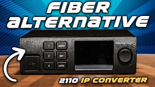 Fiber Alternative? Blackmagic 2110 IP Converter 3X3G