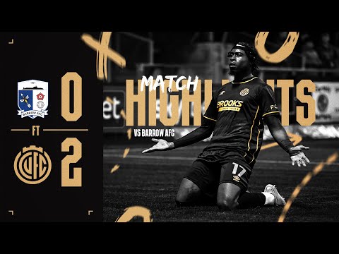 Match Highlights | Barrow 0-2 Cambridge United | Sky Bet League Two