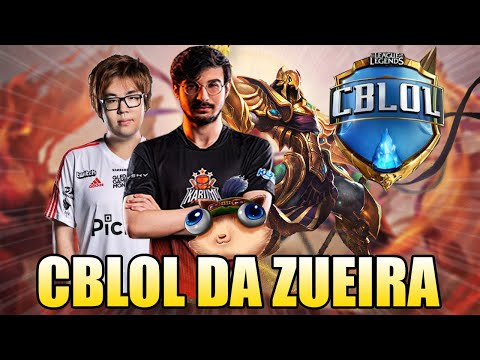 REVOLTA TILTANDO COREANO E GOKU TROLLANDO - CBLOL DA ZUEIRA