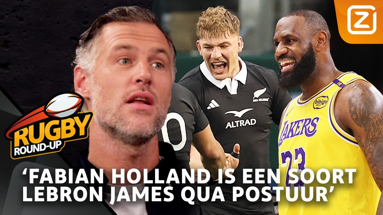 Tim Visser is lyrisch over Fabian Holland: "Een soort LeBron James" 🤩 | Rugby Round-up 06/11/2025