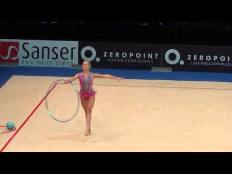 Alesia Kolomainen FIN hoop Espoo World Cup 2016