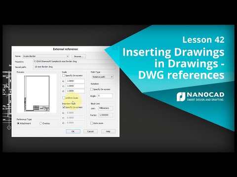 Inserting Drawings in Drawings (About DWG References)...