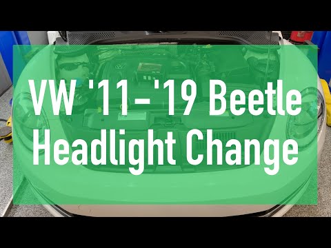 VW Beetle Headlight Change 2011-2019