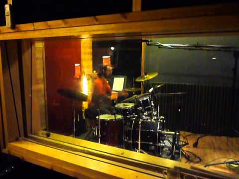 Recording drums for a new Soul Enema album - clip 1