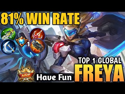 Unstoppable! Monster Freya Perfect Gameplay! [ Top Global Freya ] By Have Fun - Mobile legends