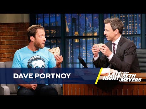 Dave Portnoy and Seth Meyers Give One-Bite Pizza Reviews
